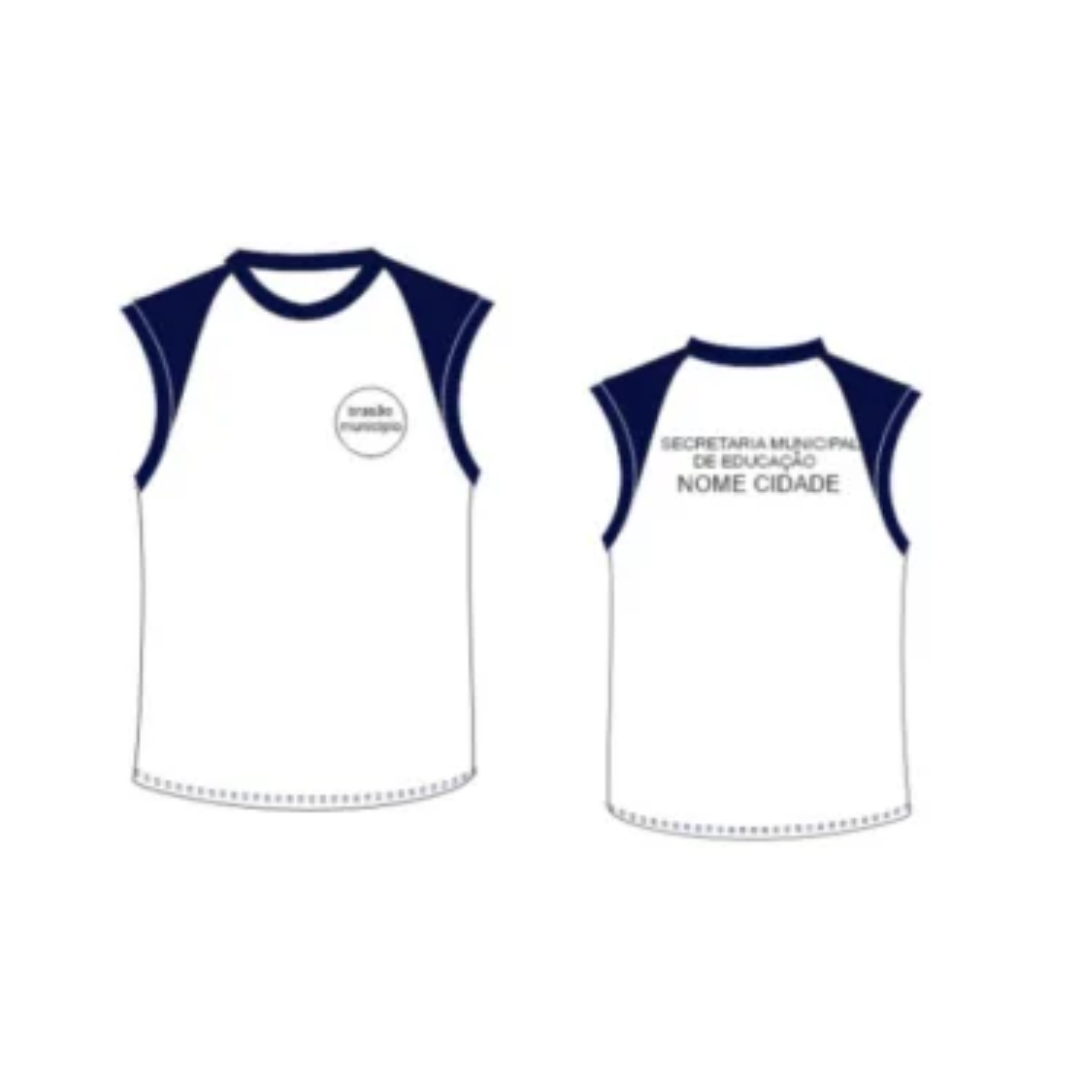 Camiseta Regata Uniforme Escolar