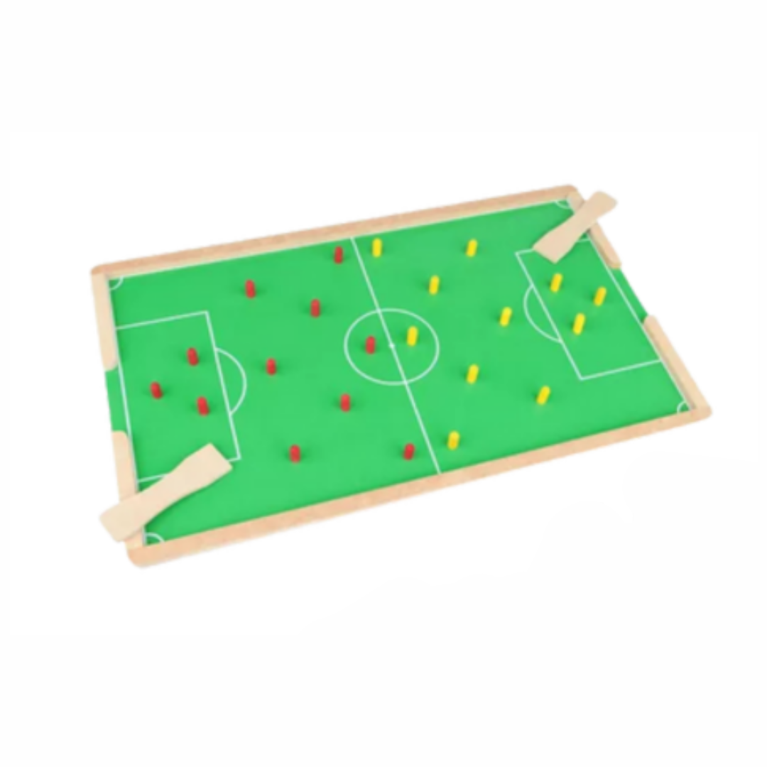 Futebol de Pinos Confeccionado em Madeira e MDF