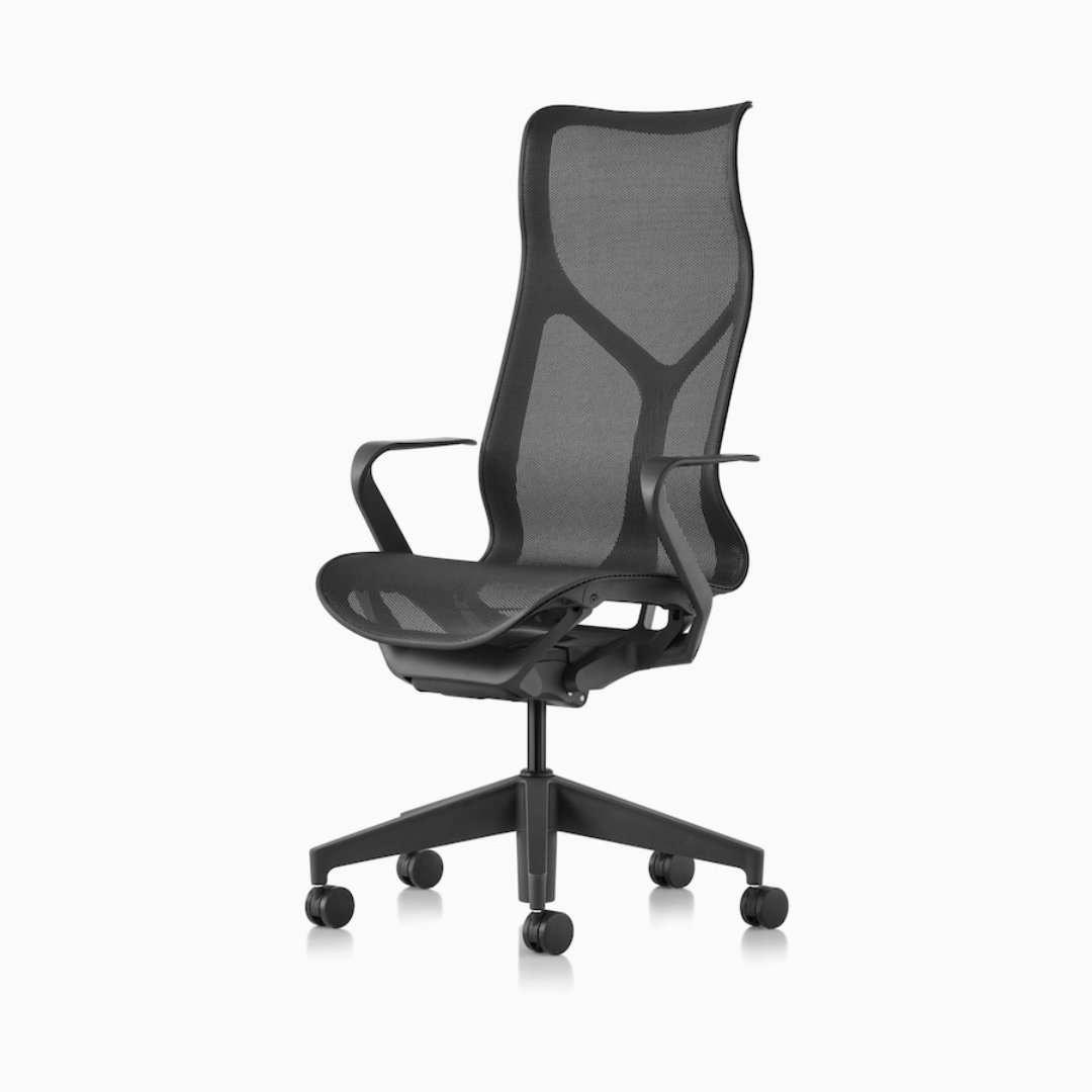 Cadeira Giratória Com Encosto Alto - Herman Miller
