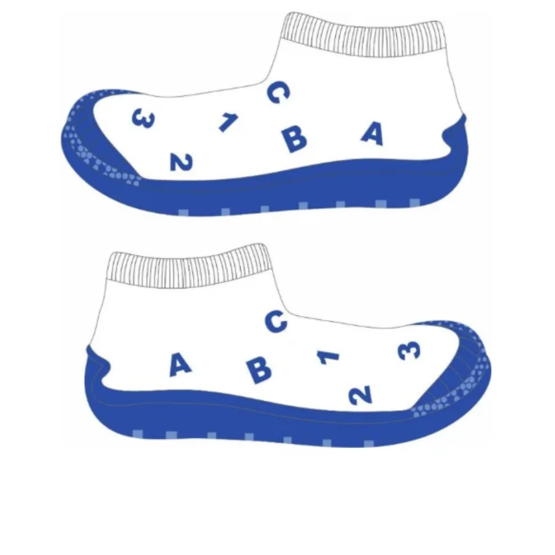 Meia Com Solado Para Uniforme Escolar