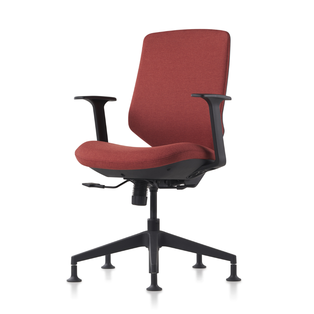 Poltrona Giratória com Braços Espaldar Médio - Herman Miller