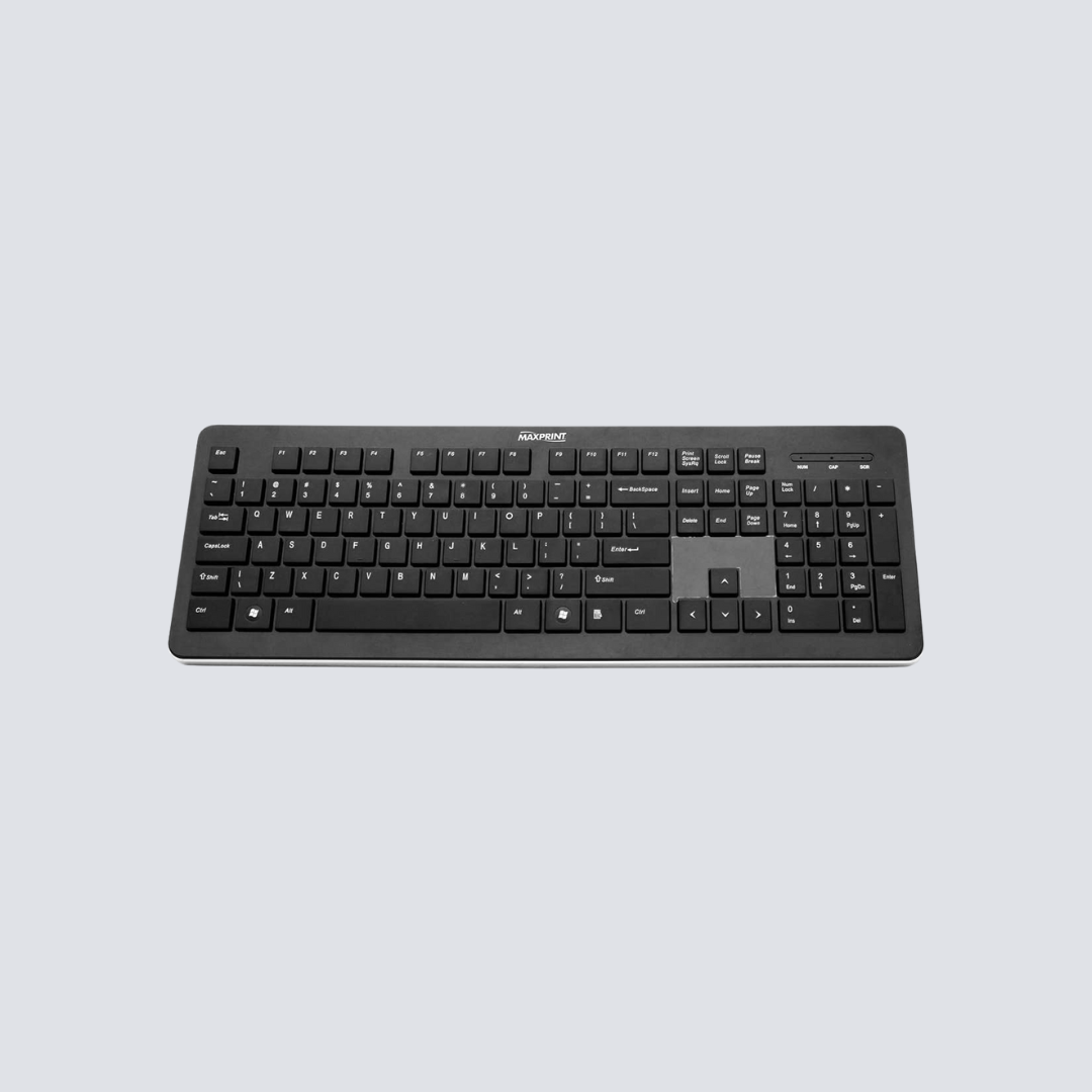 Teclado Sem Fio – Padrão ABNT2 – Conexão USB 2.0