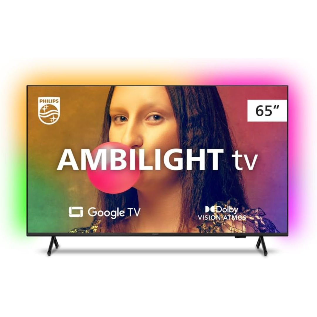 Smart TV Philips LED 65 Polegadas 4K UHD Ambilight 65PUG7908/78