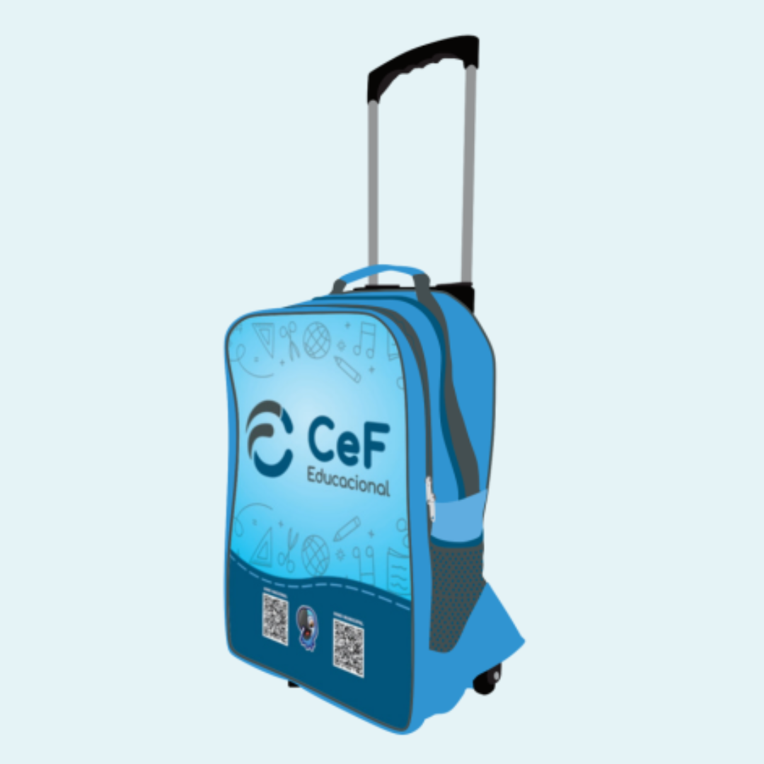 Mochila Escolar Com Carrinho Grande