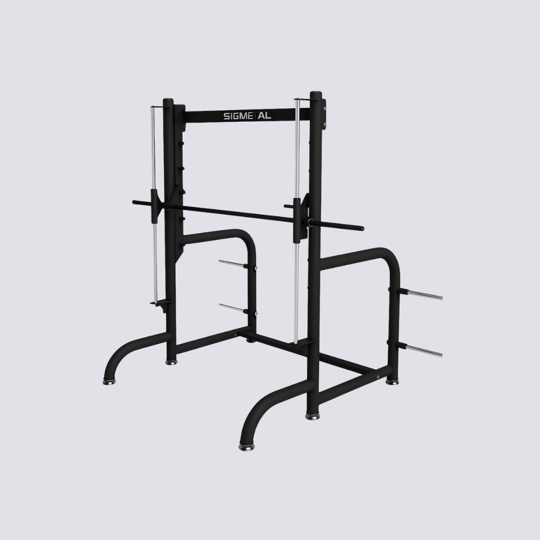 Barra Guiada Profissional – Estrutura em Aço com Estofamento 3D Moldado e Apoio Regulável