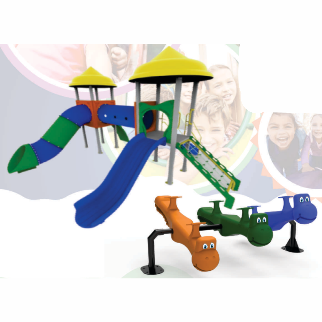 Playground com Atividades para Escolas/Praças