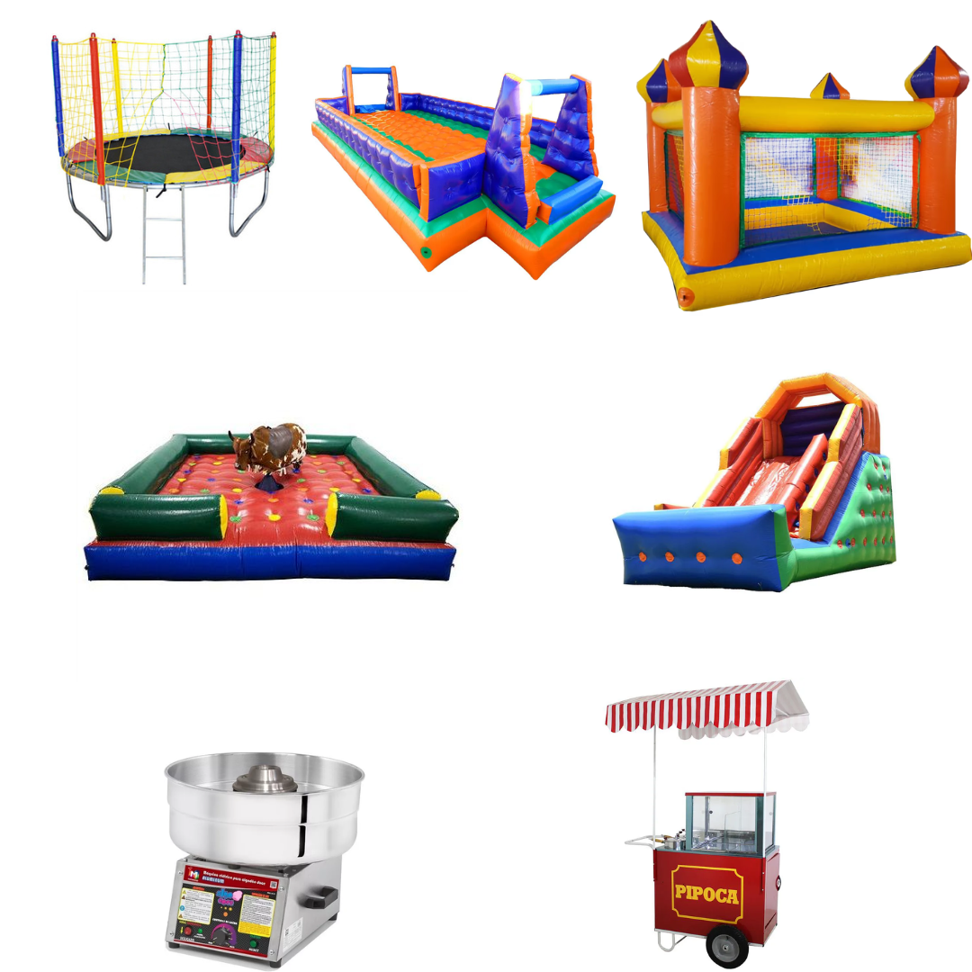 Kit de Brinquedos Infláveis