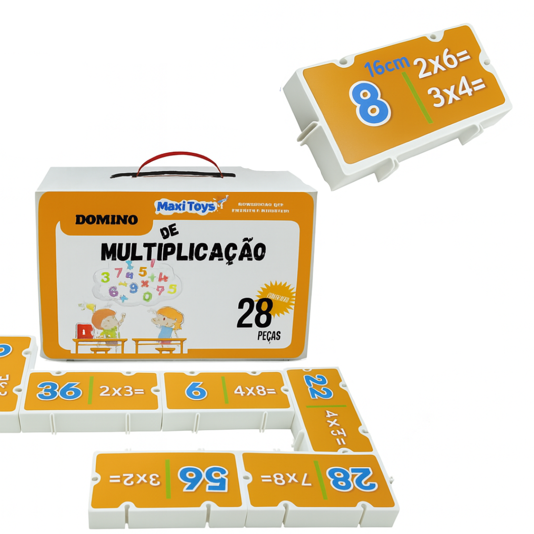 Dominó de Multiplicação – Jogo Matemático Educativo