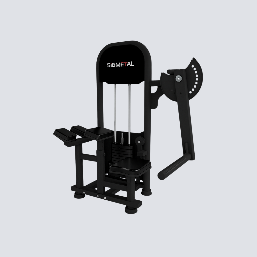 Máquina de Glúteo Profissional – Estrutura de Aço com Carga Guiada e Estofamento Resistente