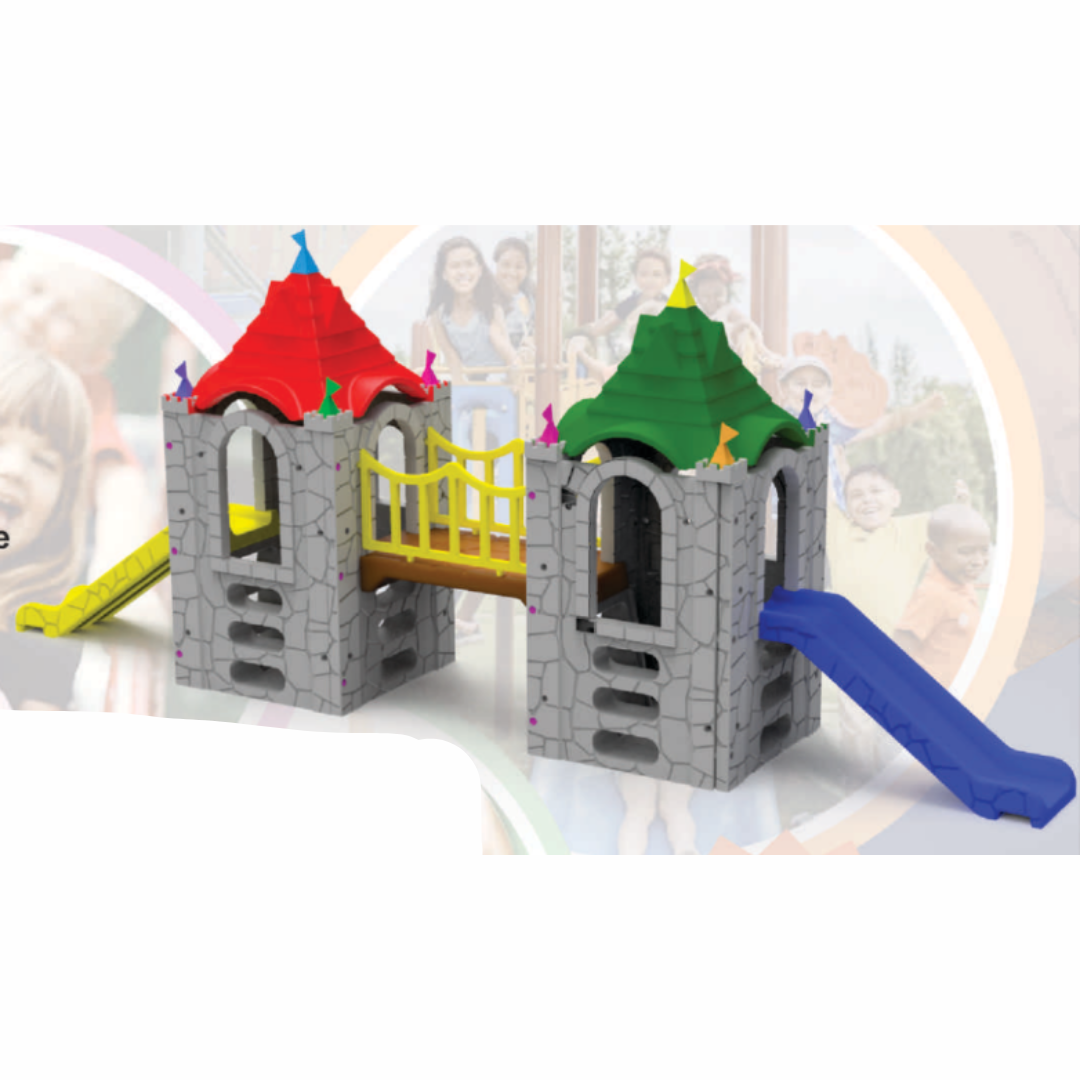 Double Medieval Castle Playground