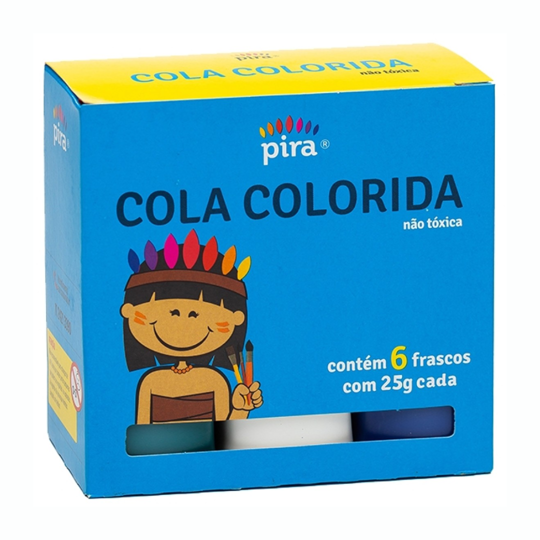 Cola Colorida à Base de PVA - Pira