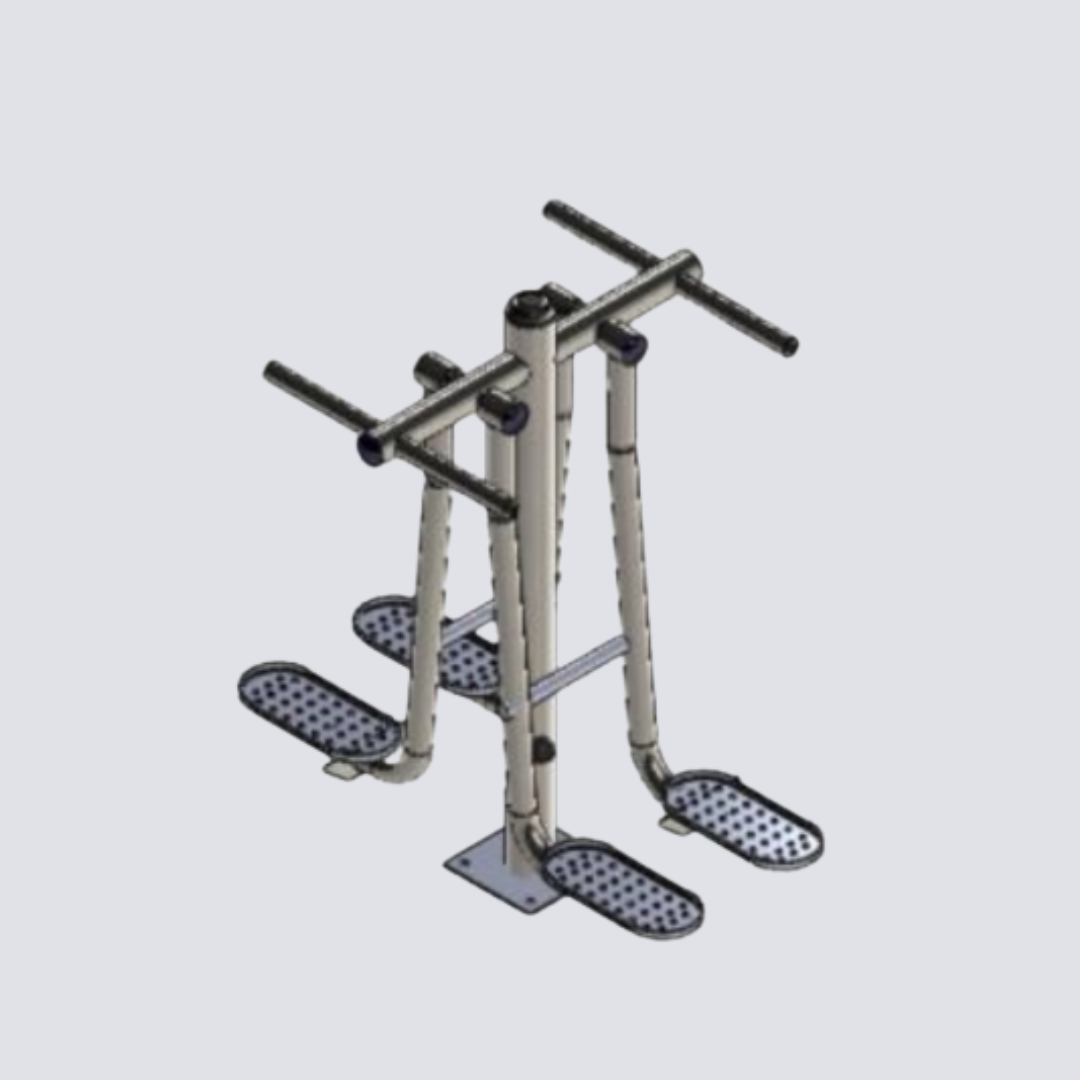 Adutor/Abdutor de Pernas Duplo Inox