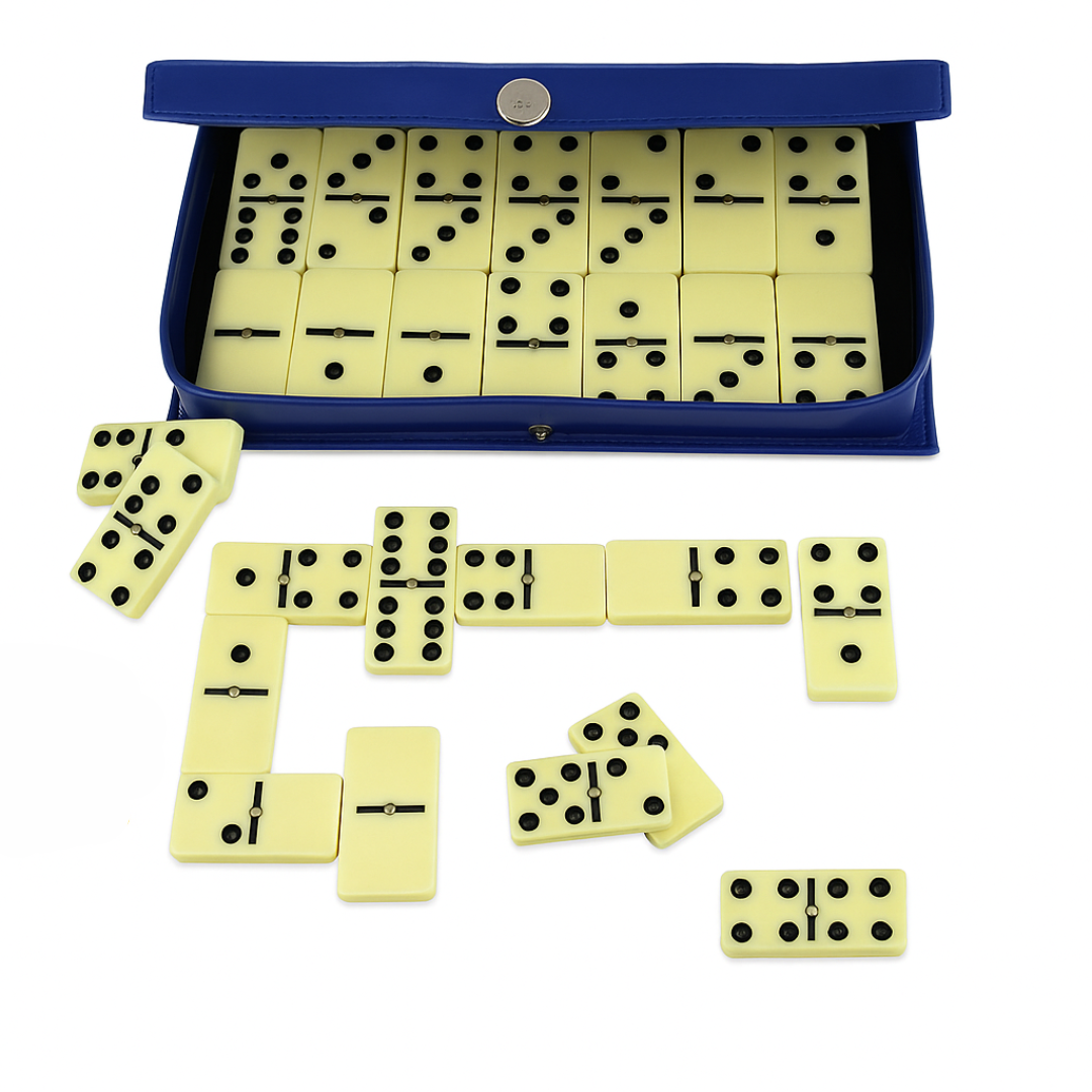 Dominó Modelo Osso – Jogo Clássico com Estojo