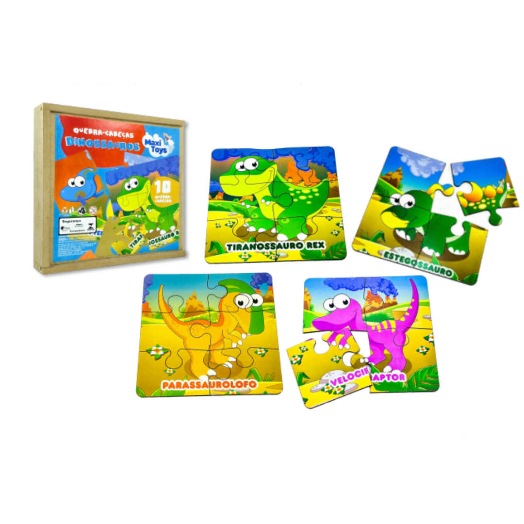 Quebra Cabeças Dinossauros
