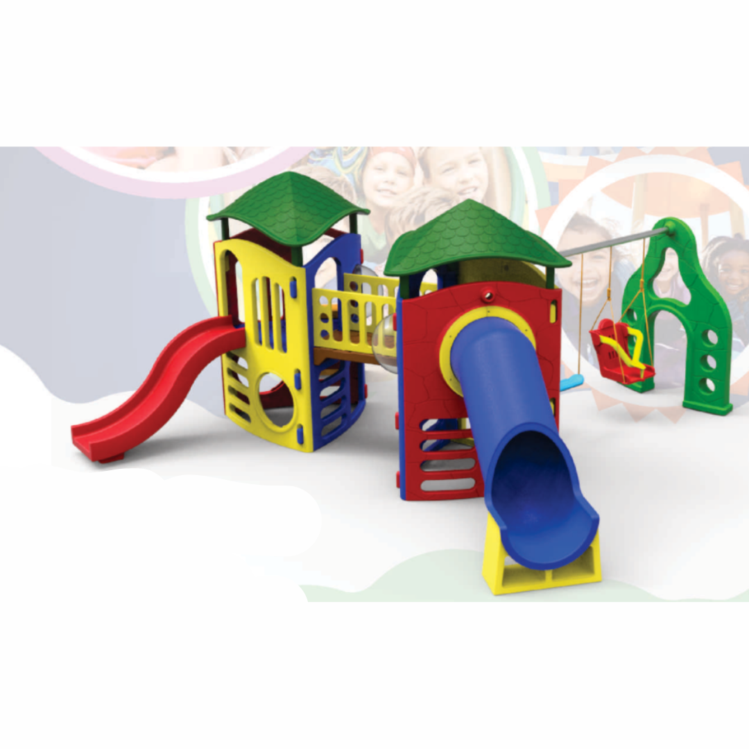 Play Modular Tubo Max II com Telhado e Balanço Acessível