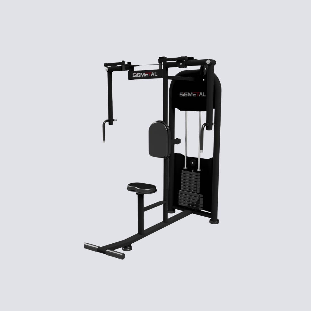 Peitoral Dorsal Conjugado (Voador) – Equipamento com Ajustes Reguláveis e Torre de Peso Guiada