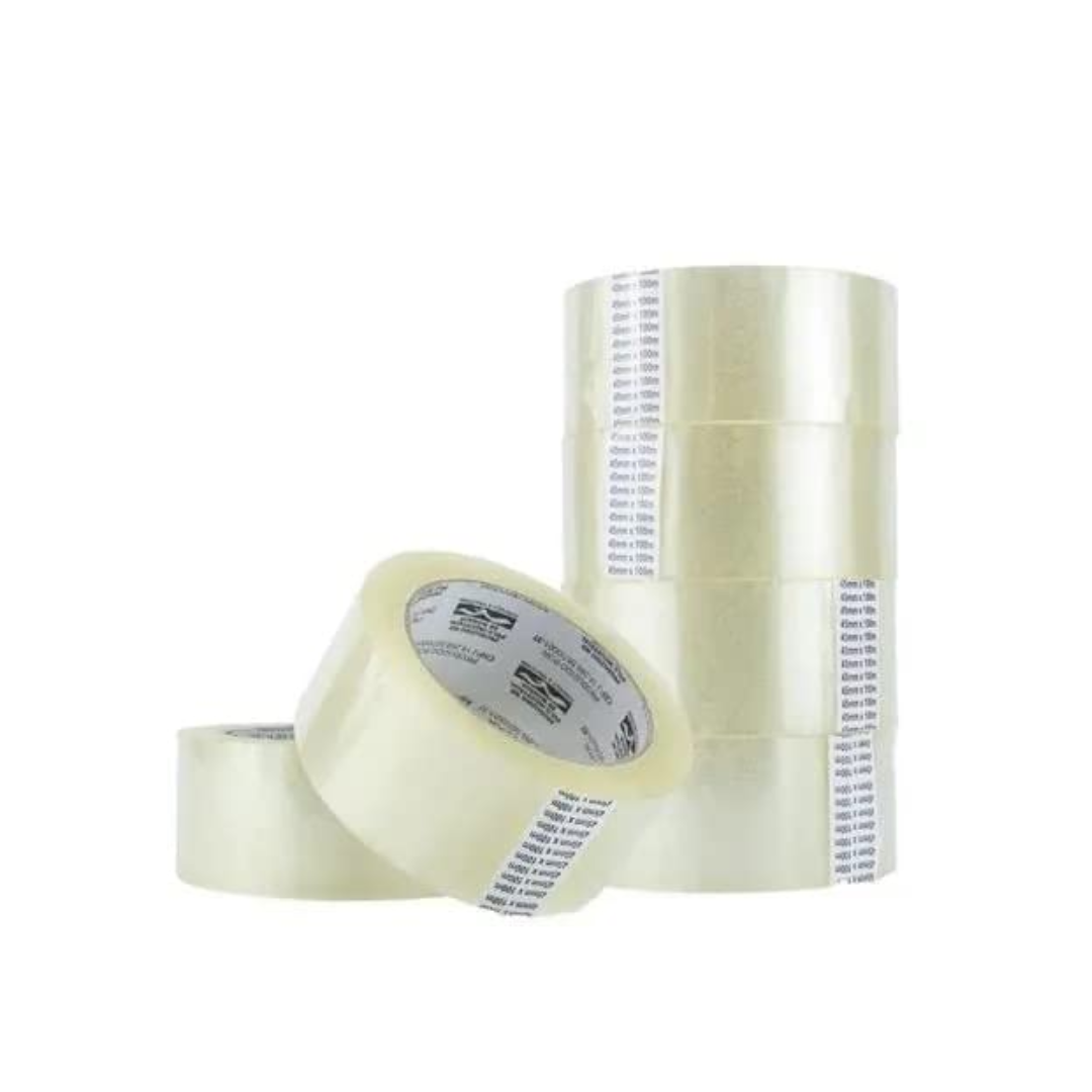 Fita Adesiva Kit 6 Fitas Adesivas Transparente - Fix