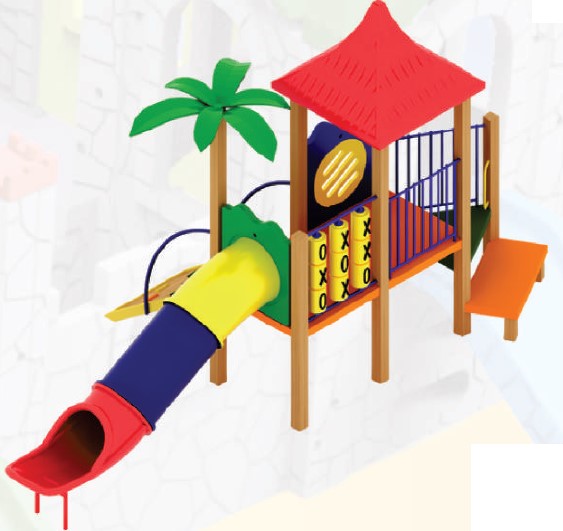 Conjunto Parque Play Interativo Inclusivo 02 (Com Acessibilidade Da PNE)