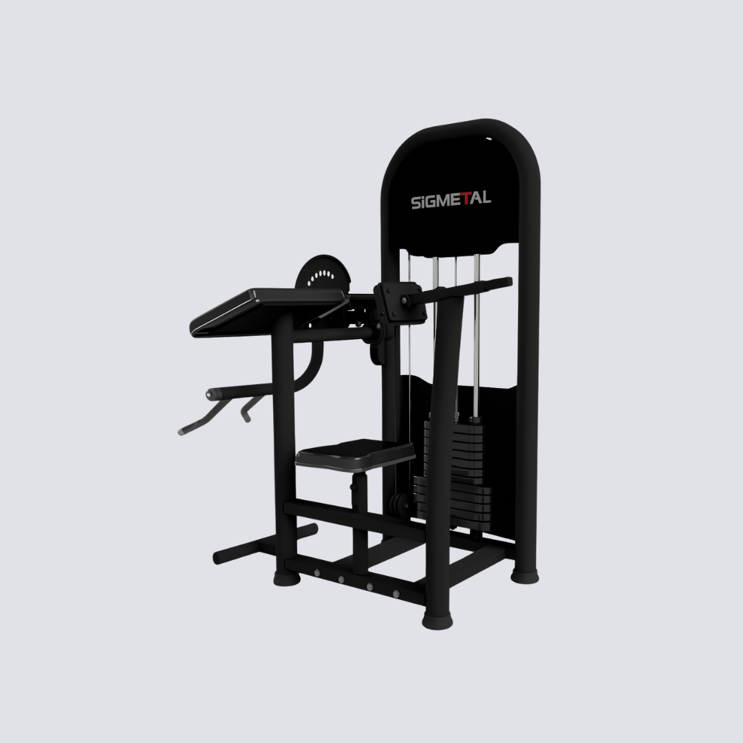 Máquina Bíceps Profissional – Torre de Peso 115 kg com Estofamento Anatômico e Regulagens Rápidas