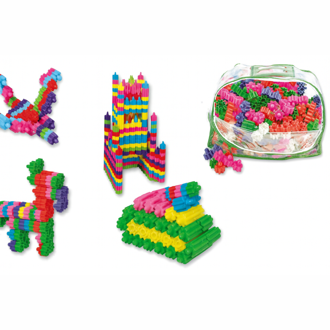 Conjunto de Engrenagens – Montagem Criativa com 550 Peças