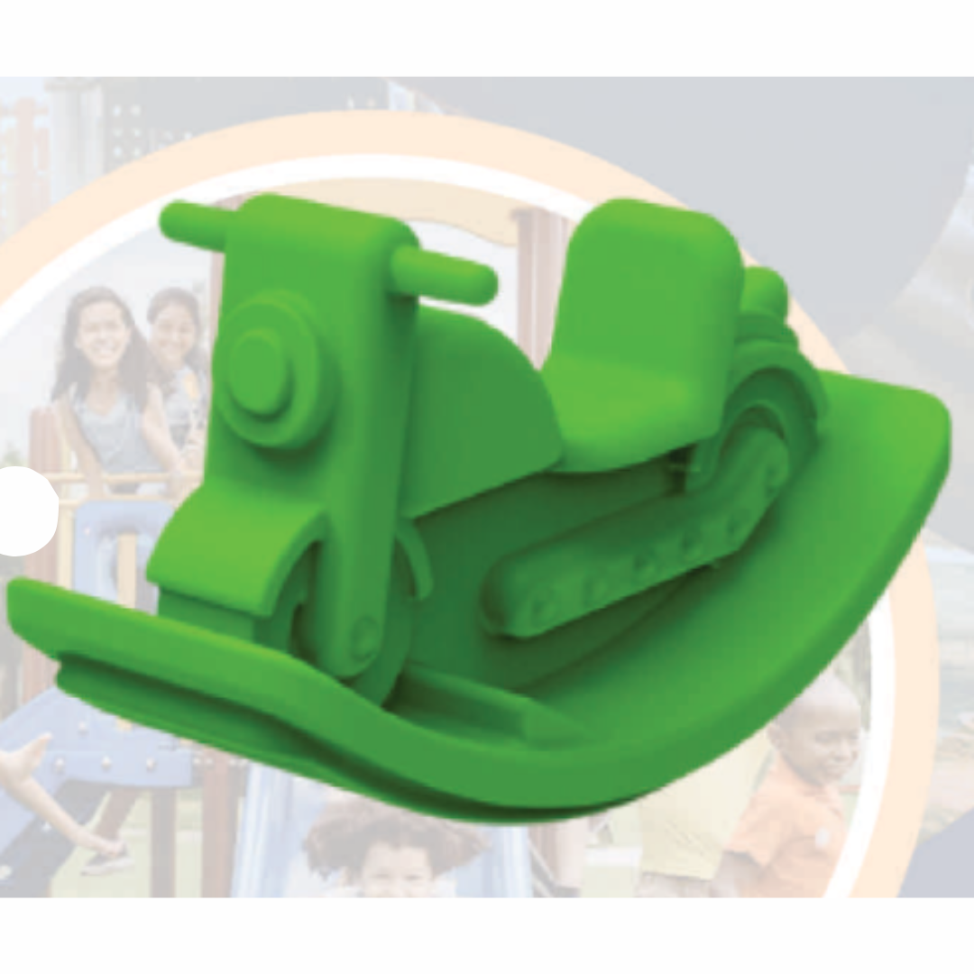 Gangorra Big Moto Confeccionado em Polietileno Rotomoldado