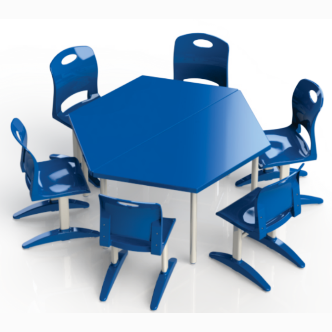 Conjunto Escolar Hexagonal Adulto