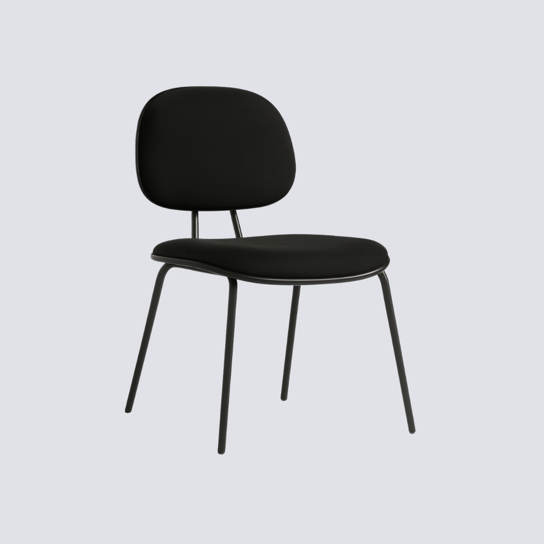 Cadeira Fixa de Escritório – Estrutura 4 Pés Palito