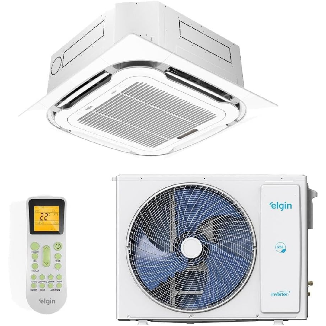 Instalação Para Aparelho de Ar Condicionado Tipo Split Cassete Inverter 36.000 BTU/h