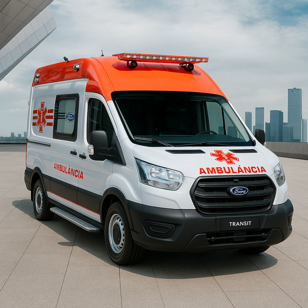 Ambulância Tipo D – UTI 0km Furgão Longo 12m³ Diesel 160cv