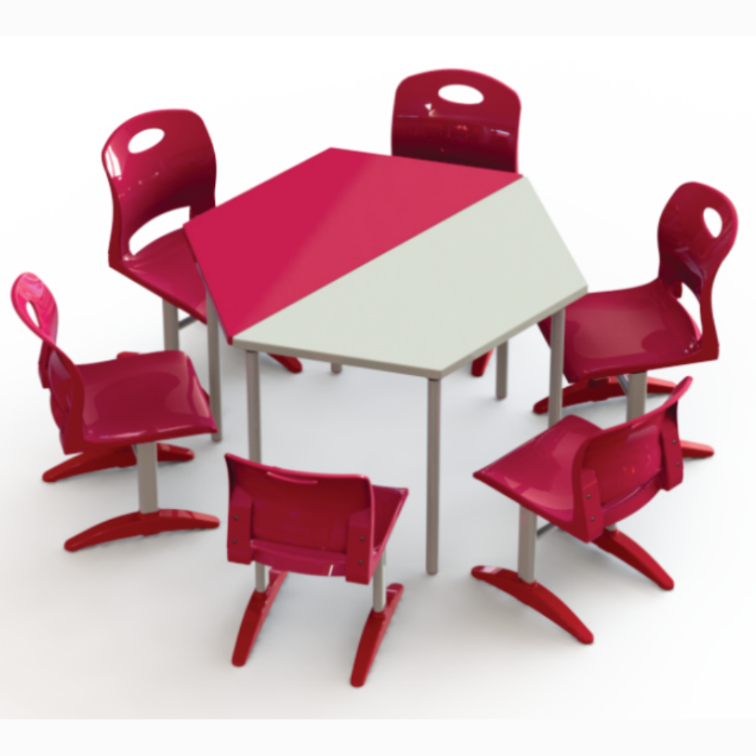 Conjunto Escolar Hexagonal Juvenil