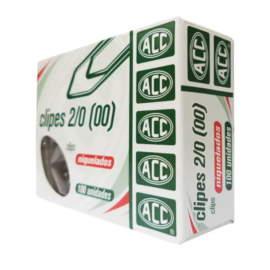 Clipes Niquelado Tamanho nº 02 - Top