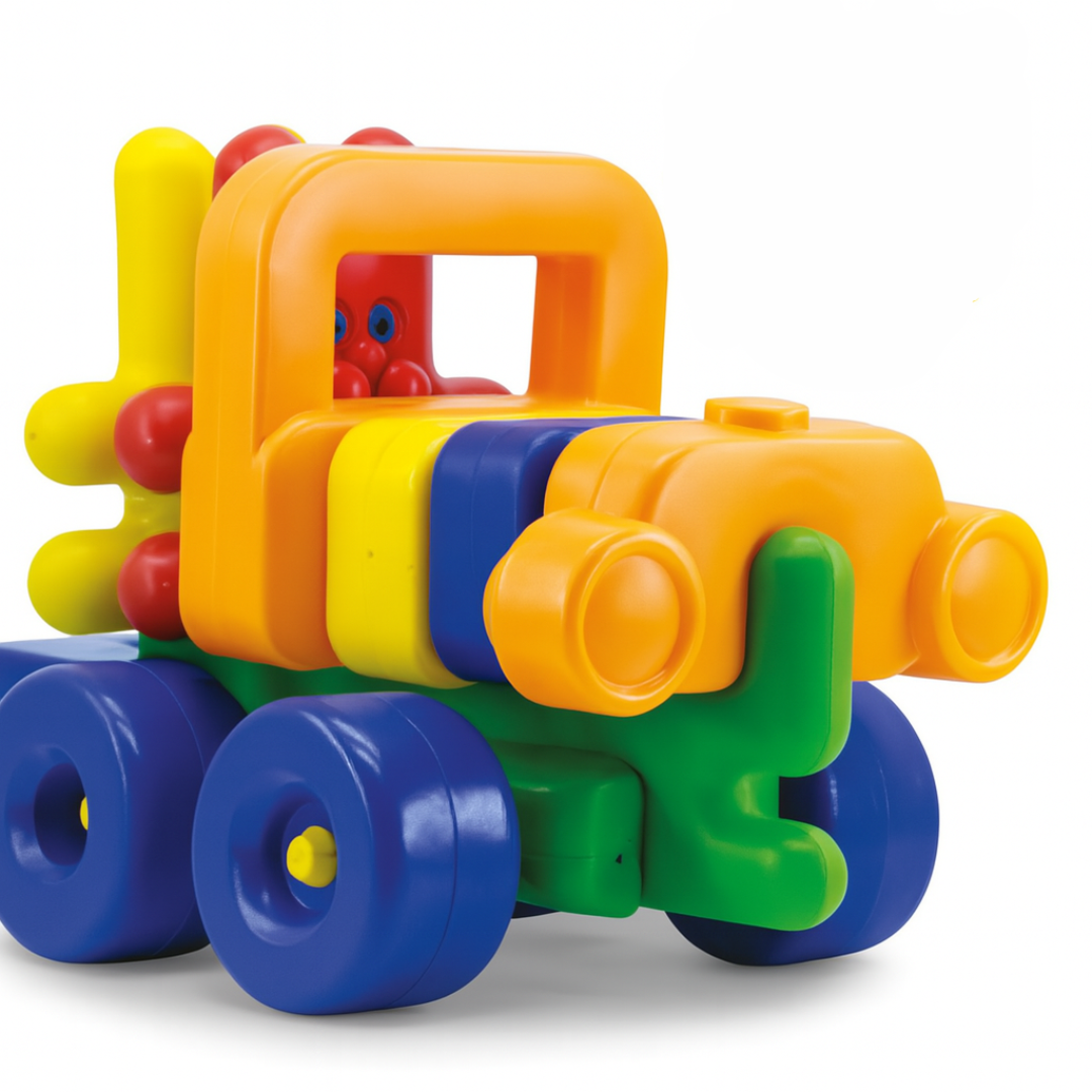 Jipe – Brinquedo de Encaixe com 16 Peças Coloridas