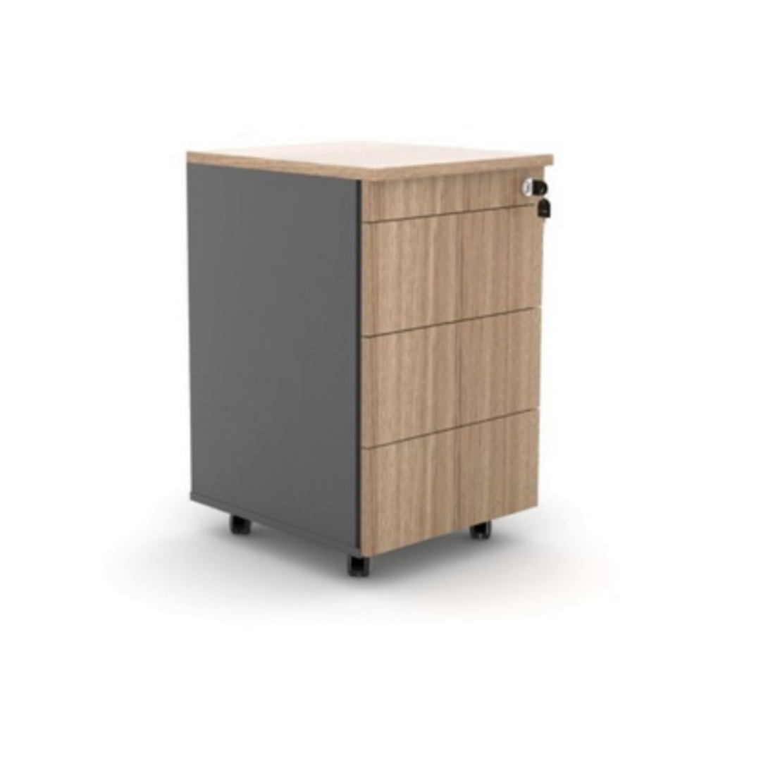 Gaveteiro Volante Com 03 Gavetas