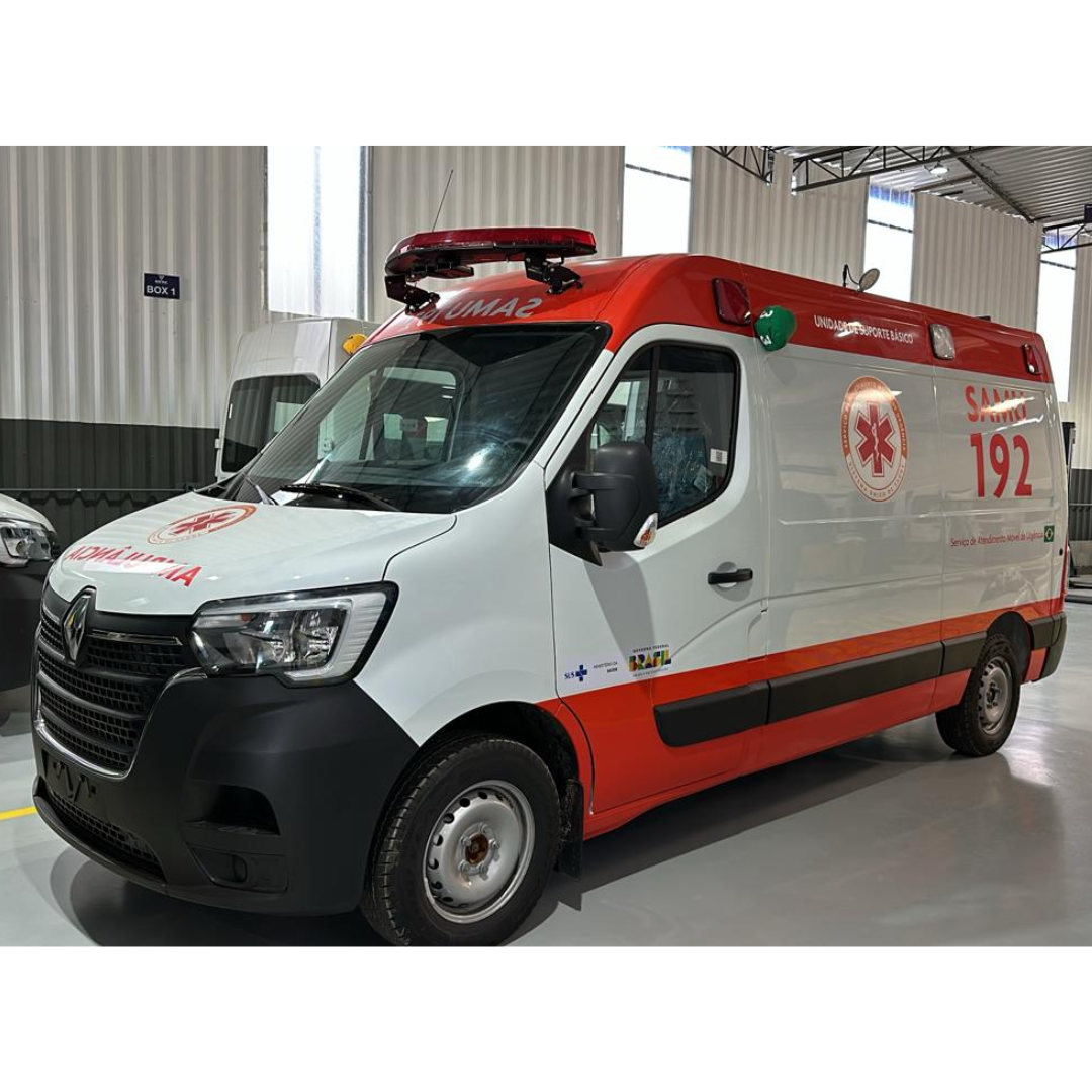 Van Ambulância Teto Alto - Renault Master