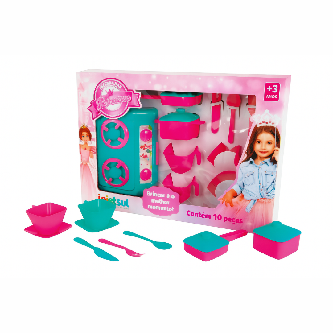 Jogo Cozinha Infantil – Kit com 10 Peças Coloridas