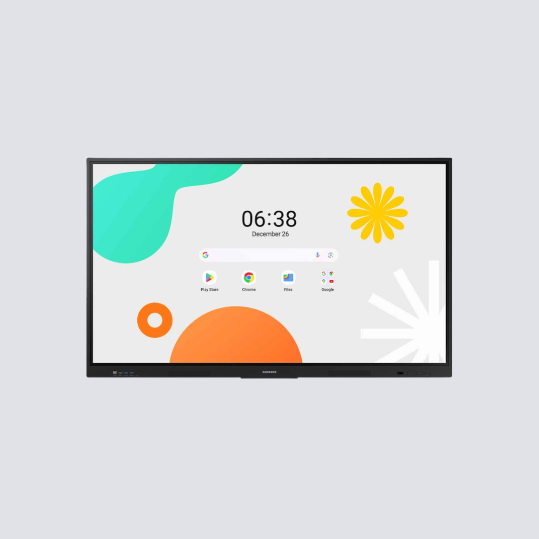 Tela Interativa 75″ Com Câmera e Suporte Móvel