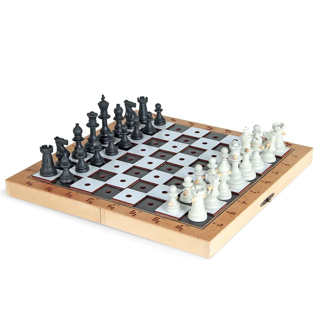 Tabuleiro de Xadrez Adaptado para Deficiente Visual