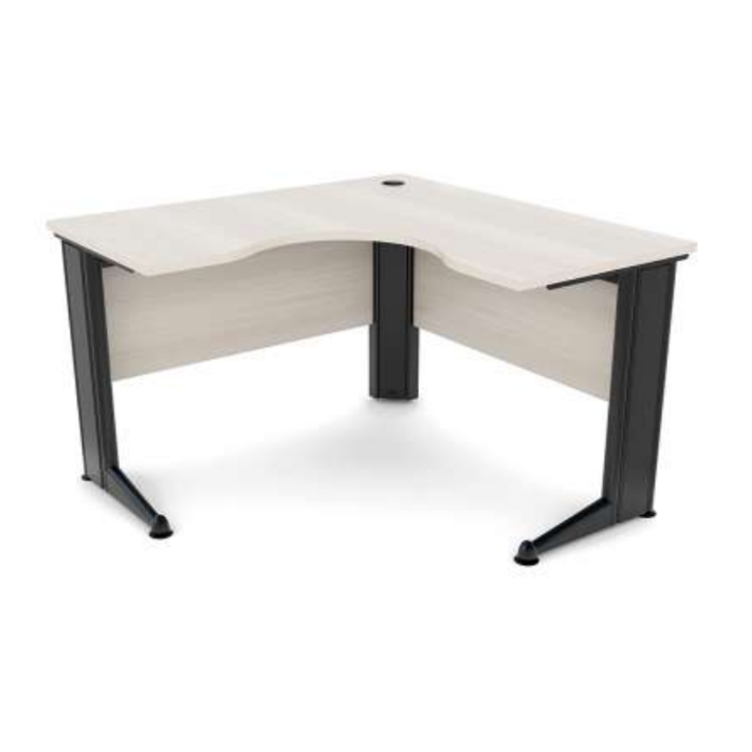 Mesa de Trabalho em L 1200x1200x600x600x740mm