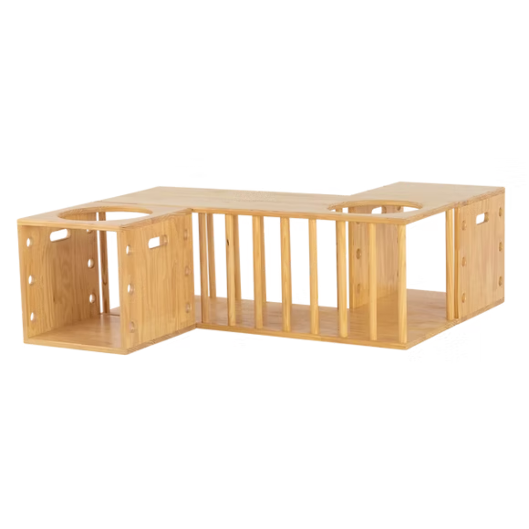 Túnel Pikler em Madeira Pinus