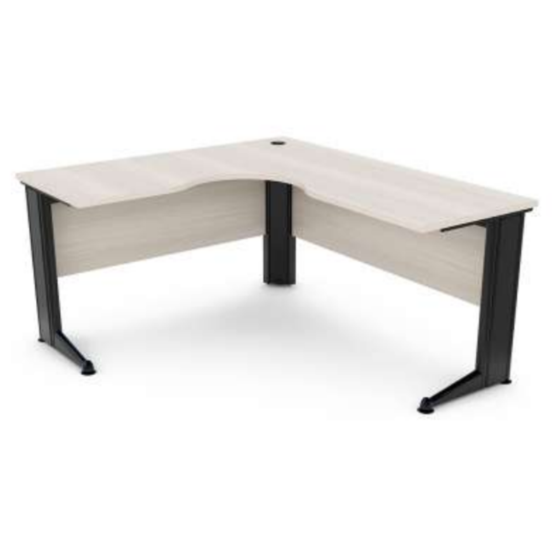 Mesa de Trabalho em L 1400x1600x600x600x740mm