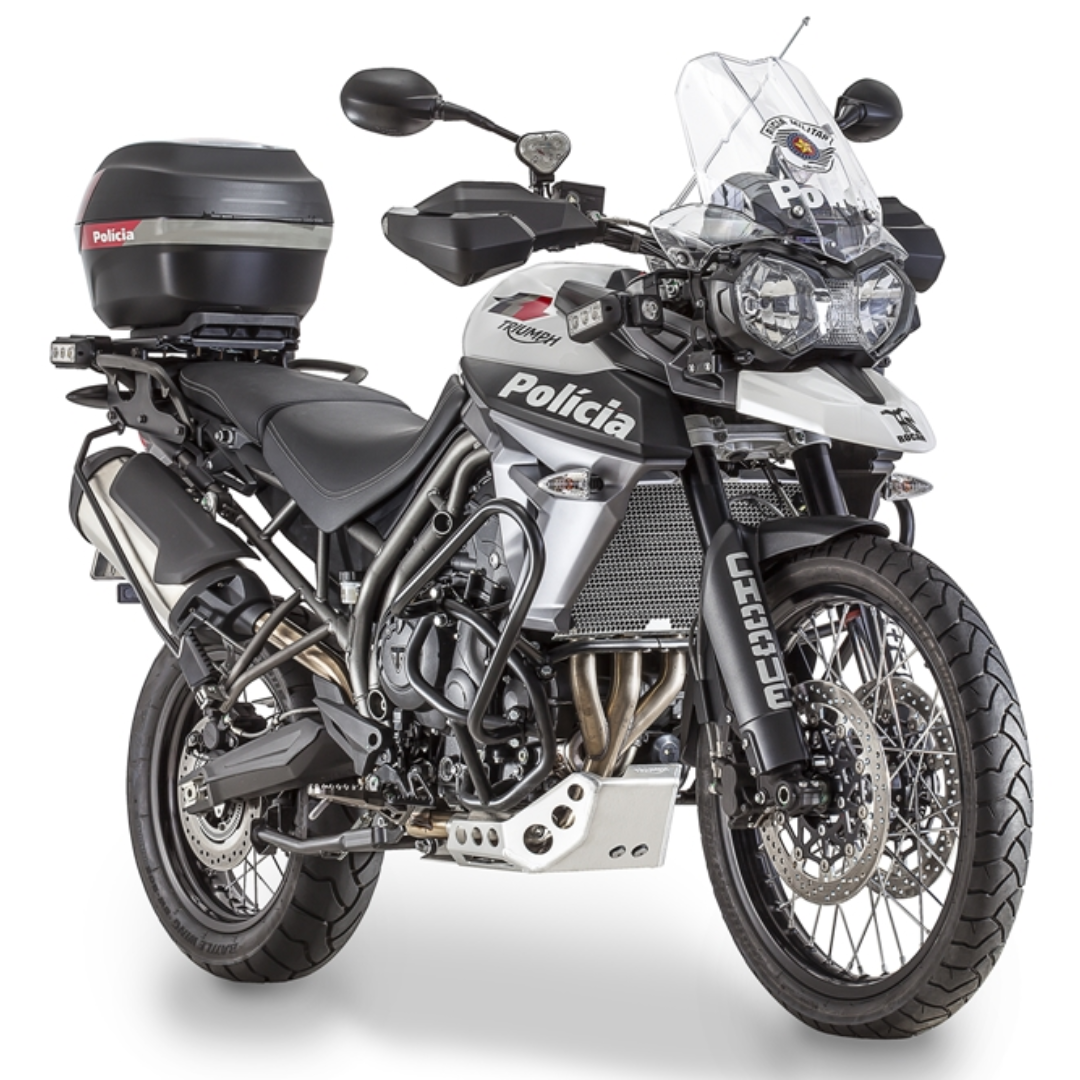 Motocicleta Maxitrail Patrulhamento Triumph Tiger 900 Rally Aragón Edition – 850 cc, ABS, Controle de Tração, Sinalização Completa