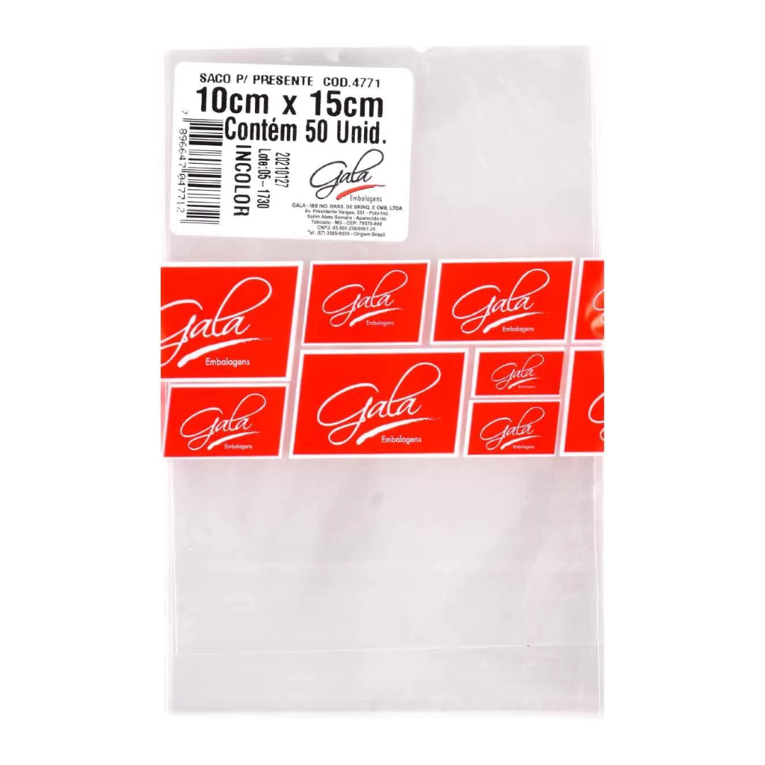 Saco Celofane - Gala