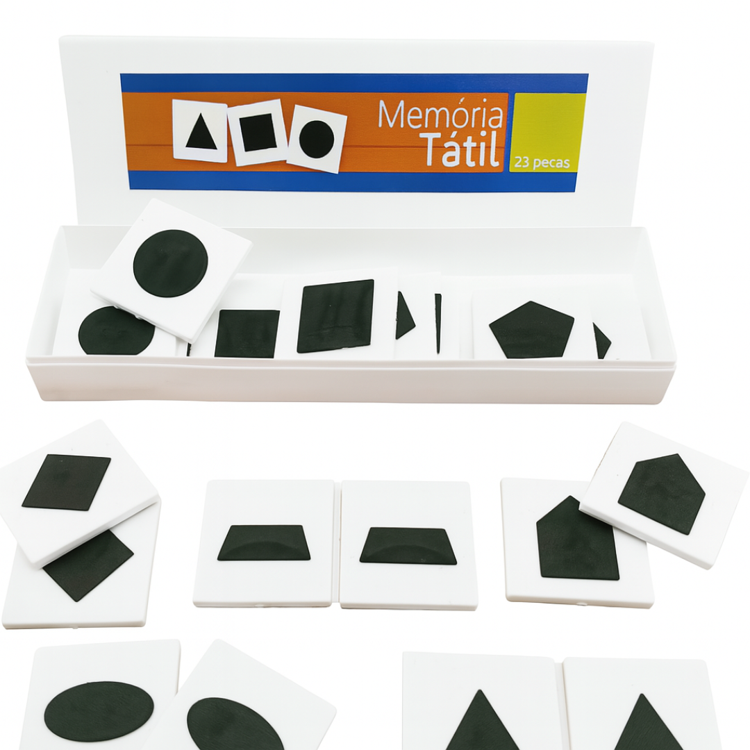 Memória Tátil de Figuras Geométricas – Inclusão e Estímulo Sensorial