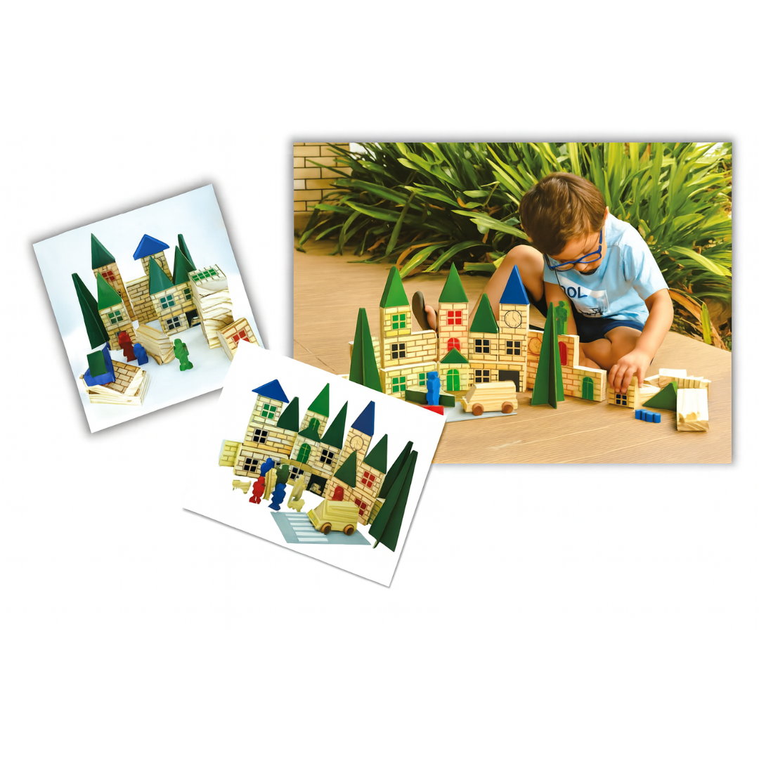 Big Construtor – Conjunto de Construção em Madeira