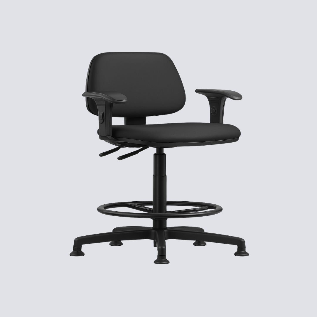 Cadeira Giratória Operacional Alta (Caixa) Sem Braços – Espaldar Médio