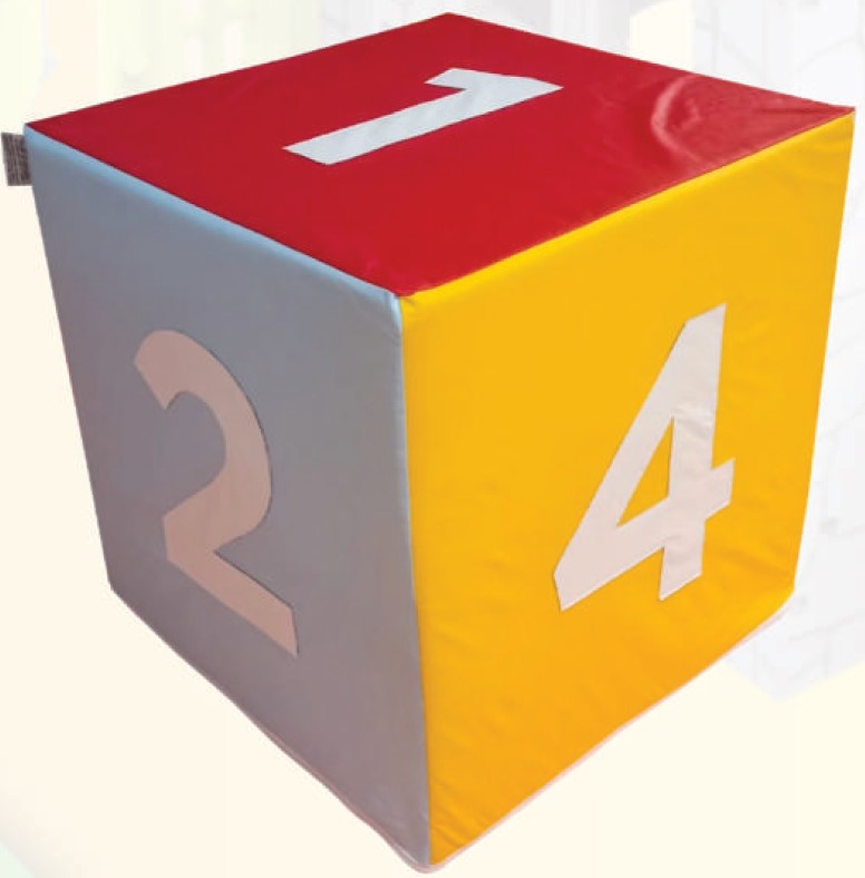 Puff Dado Numerado Espumado