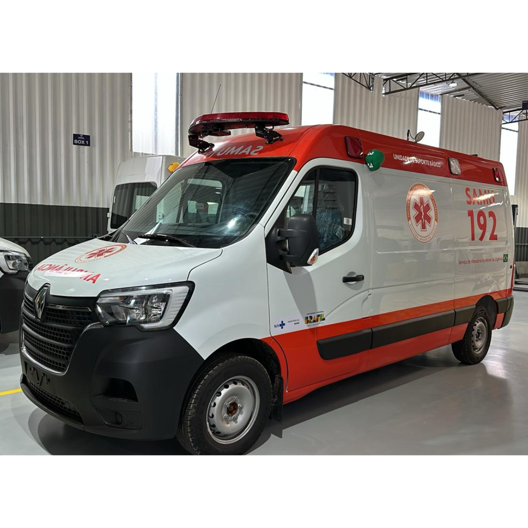 Ambulância Tipo C Furgão UTI - Renault Master L2H2 Pro