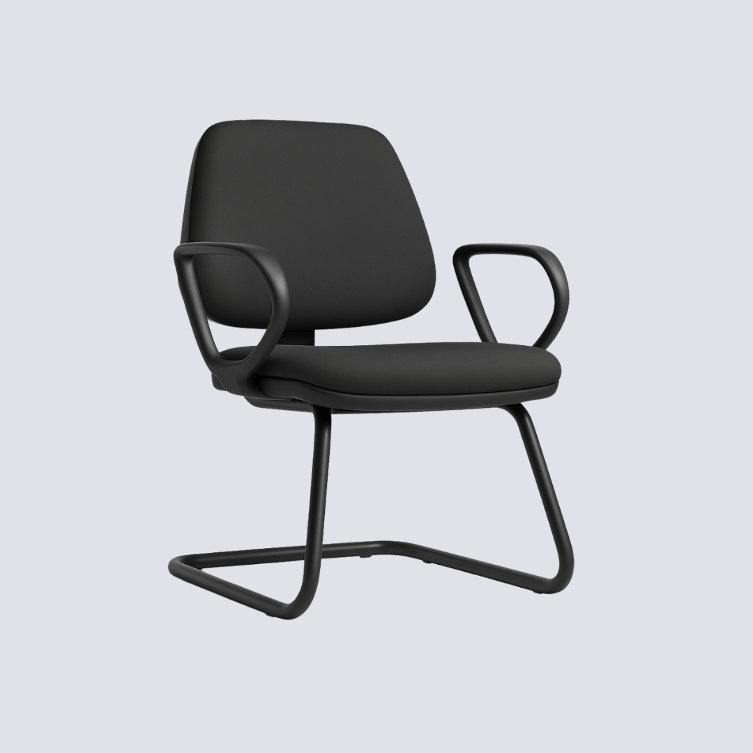 Cadeira Interlocutora Estrutural Fixa com Braços – Tipo B (ABNT NBR 13962:2018)