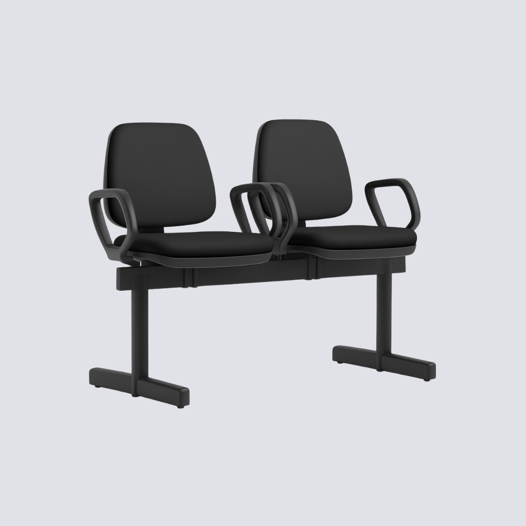 Longarina de 2 Lugares com 4 Braços – Tipo Institutional