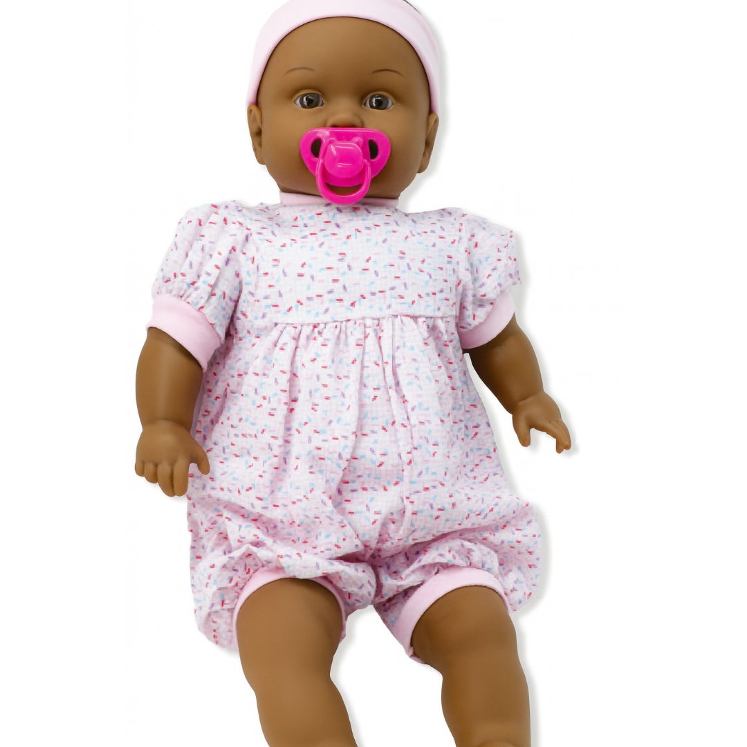 Boneca Bebê Negra – Conjunto com Acessórios